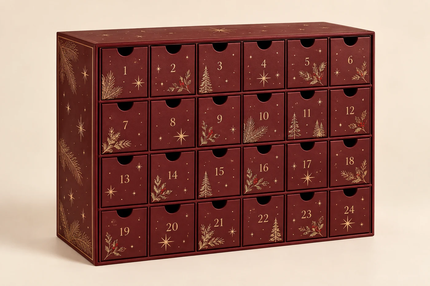 AI-generated calendar gift box concept