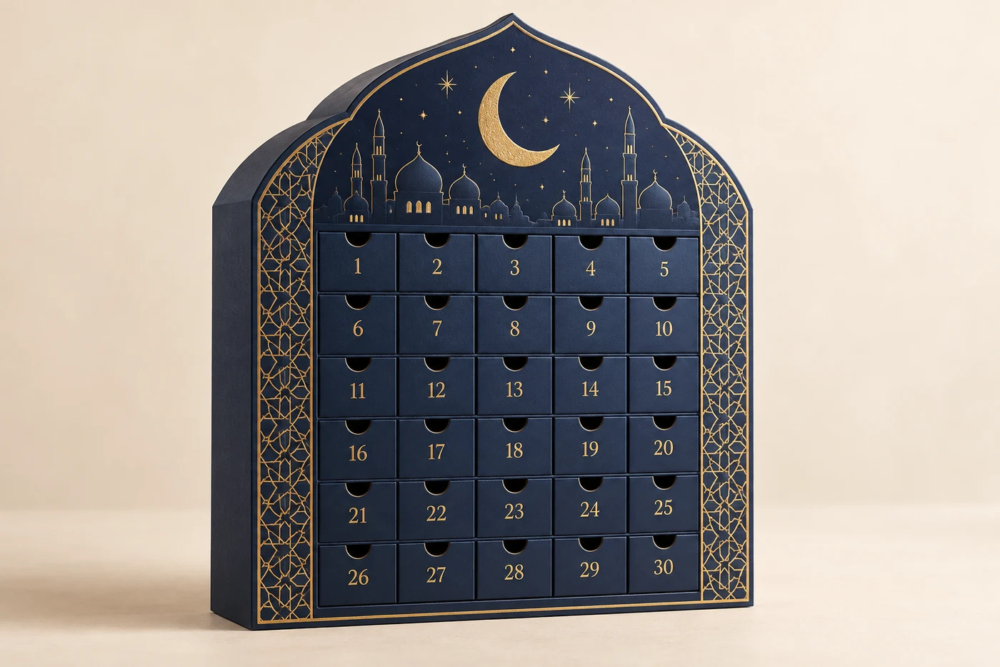 AI-generated calendar gift box concept